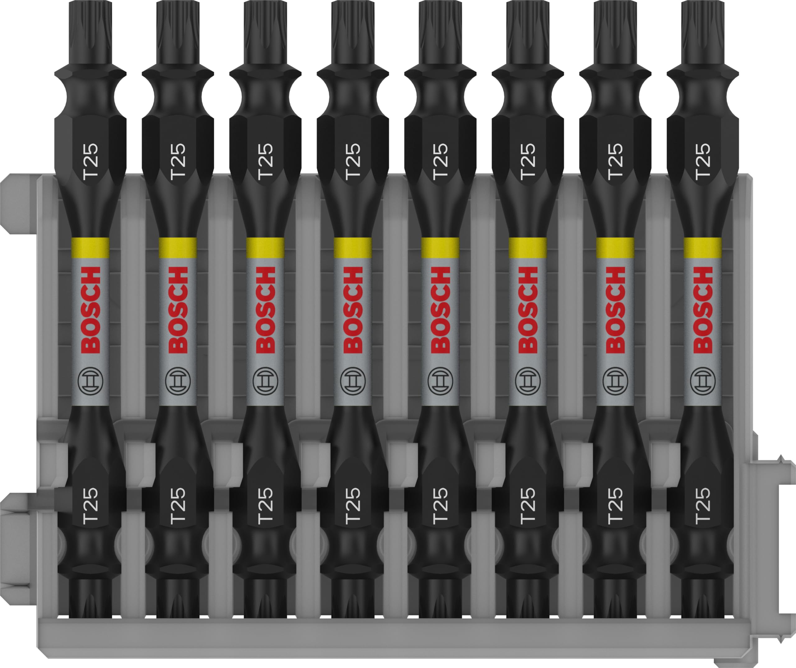 Bosch 8X PRO Double-Ended Impact Bits with Pick and Click Index (170 x 120 mm, Professional Accessory Screwdriver, Screwdriver)