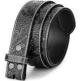 BELTROAD Western Leather Belt Strap for Men Women Cowgirl Cowboy Belt Gifts | 1.5