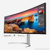 LG 49WQ95C UltraWide Monitor Curved 49 Inch 5120x1440 144Hz Nano IPS G-Sync view 3