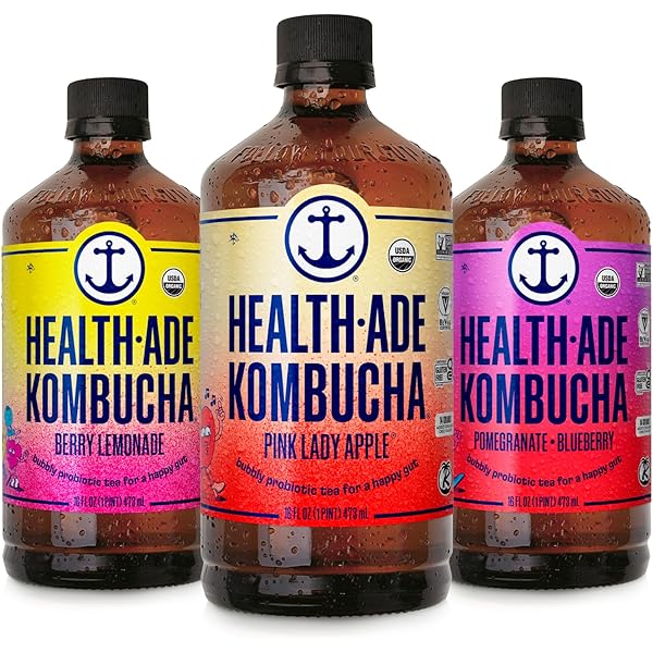 Amazon.com : Health Ade Kombucha Tea, Cayenne Cleanse, Gluten Free