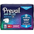 Prevail Air Plus Daily Brief | Size 1 | Breathability | Ultimate Absorbency | 80 Count