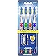 Oral-B Bacteria Blast Manual Toothbrush, Soft, 4 Count