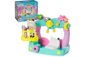 Gabby’s Dollhouse, Pandy Paws Dreamy Balcony Playset, 8-Pieces with Toy Figures, Doll House Accessories & Sensory Play, Kids 
