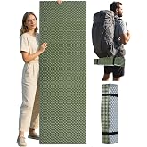 Abahub Foldable Foam Camping Sleeping Pad | Waterproof Soft Foam Matress for Adults, Ultralight Wide Pad for Outdoor Backpacking, Picnic, Yoga
