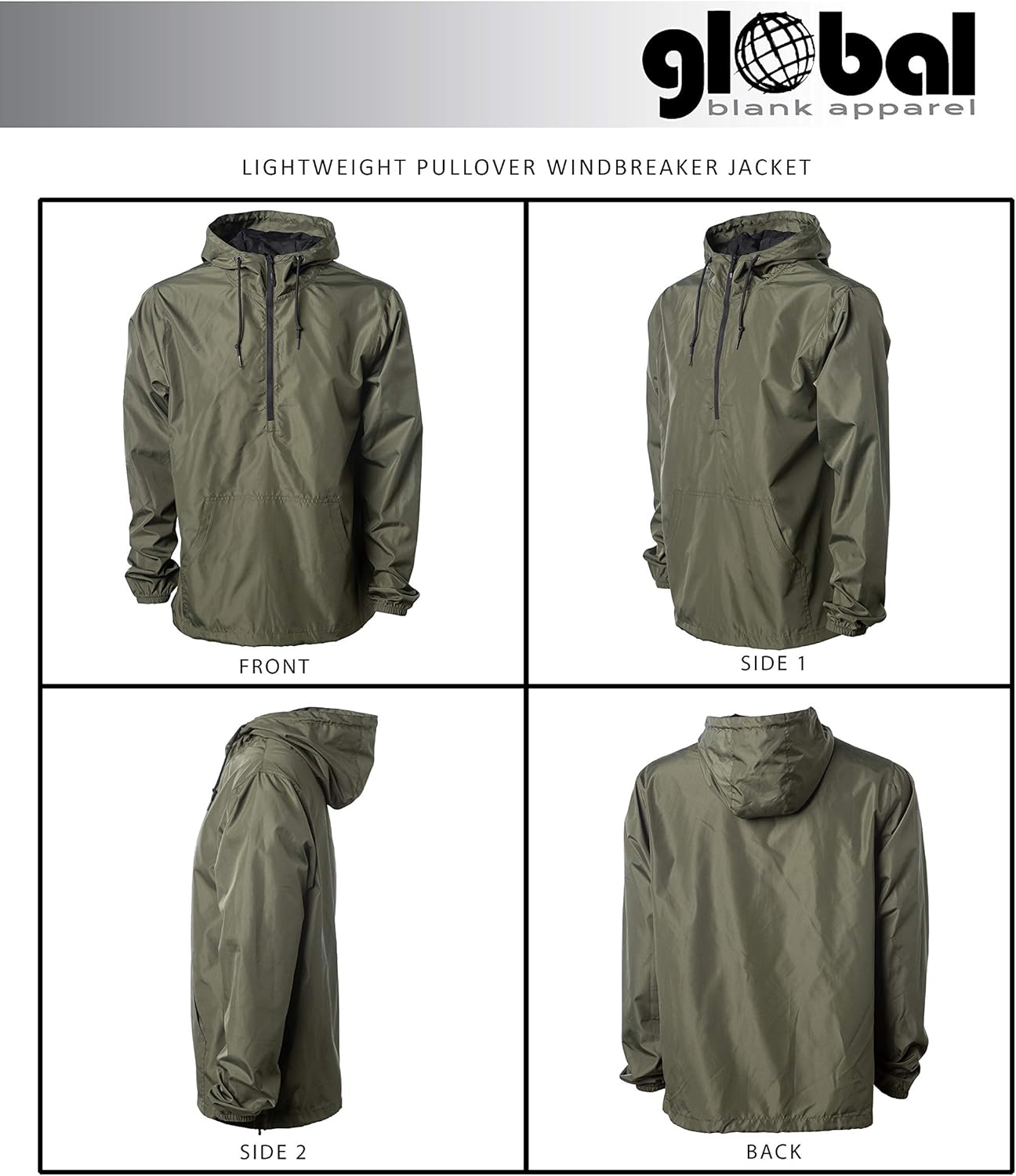 Windproof Lightweight Windbreaker Shell Jacket for Men and Women: Clothing