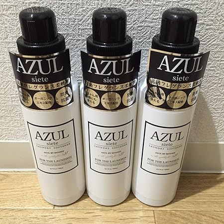 Amazon Azul By Moussy フレグランス柔軟剤 本体５００ml ３個セット 液体柔軟剤