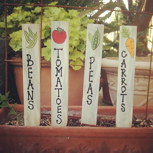 Garden Markers, Vegetable Markers, Garden Stakes, Plant Stakes, Decorative Garden
