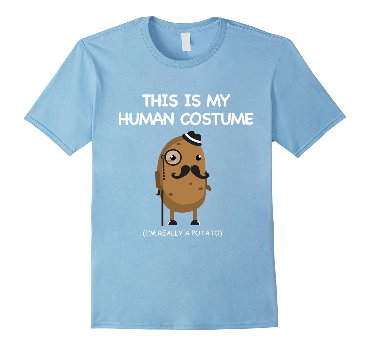 Funny Potato T-Shirt Gift This Is My Human Costume Tee-ANZ