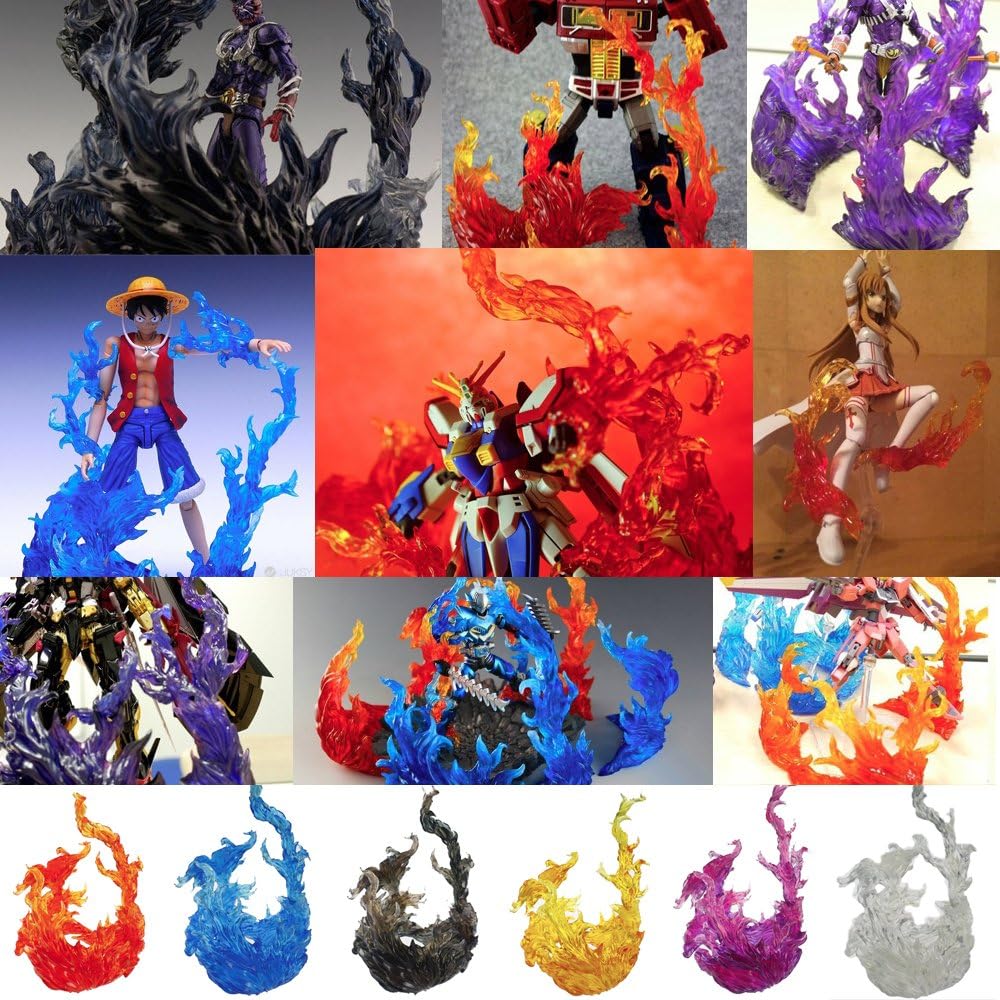 Amazon Effect Impact Flame エフェクト インパクト フレーム 炎 ファイヤー サンダー 魂 オーラ Yellow Ver フィギュア ドール 通販