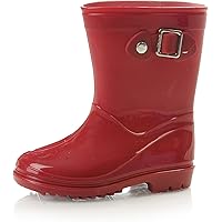 Silky Toes Boys Girls Rain Boots for Kids, Waterproof Toddler Little/Big Kids Classic Wellies