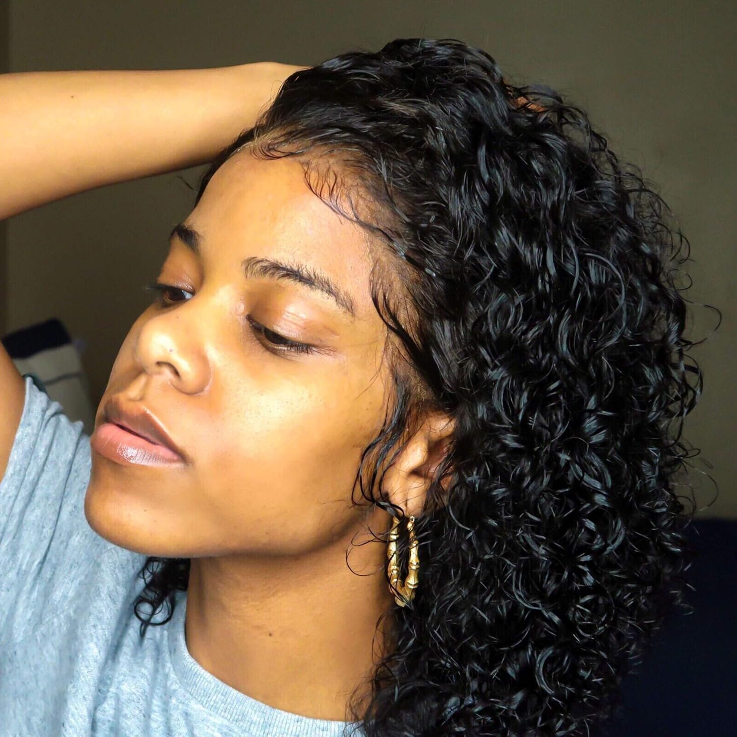 amazon lace front human hair wigs