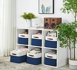 DECOMOMO Storage Bins Fabric Storage Baskets for