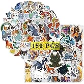 Babymiu Cartoon Cats Stickers（150 Pcs）.Cute Cat Decor Vinyl Decals Gifts Merch Party Supplies for Water Bottles Skateboard Luggage Scrapbook Kids Teens Adult