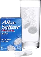 Alka-Seltzer Original Effervescent Tablets with Aspirin 20 Pack view 2