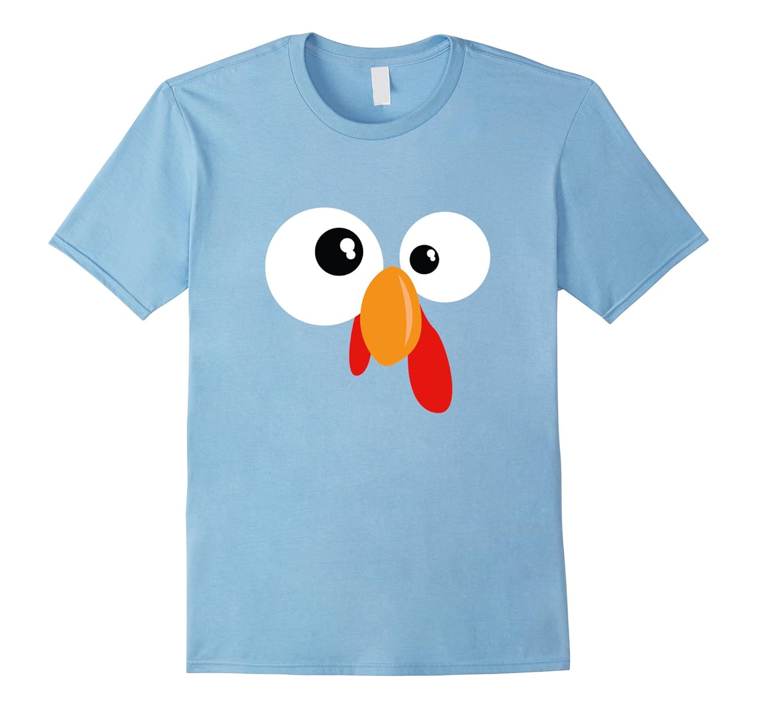 Funny Gobble Turkey Face Thanksgiving Shirt 4 Men Women Kids-ANZ