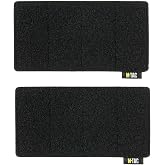 M-Tac Patch Panel Pack of 2 - Loop Tactical Morale Patches Board Molle Attachment (Black)
