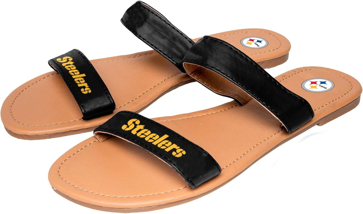 steelers flip flops womens