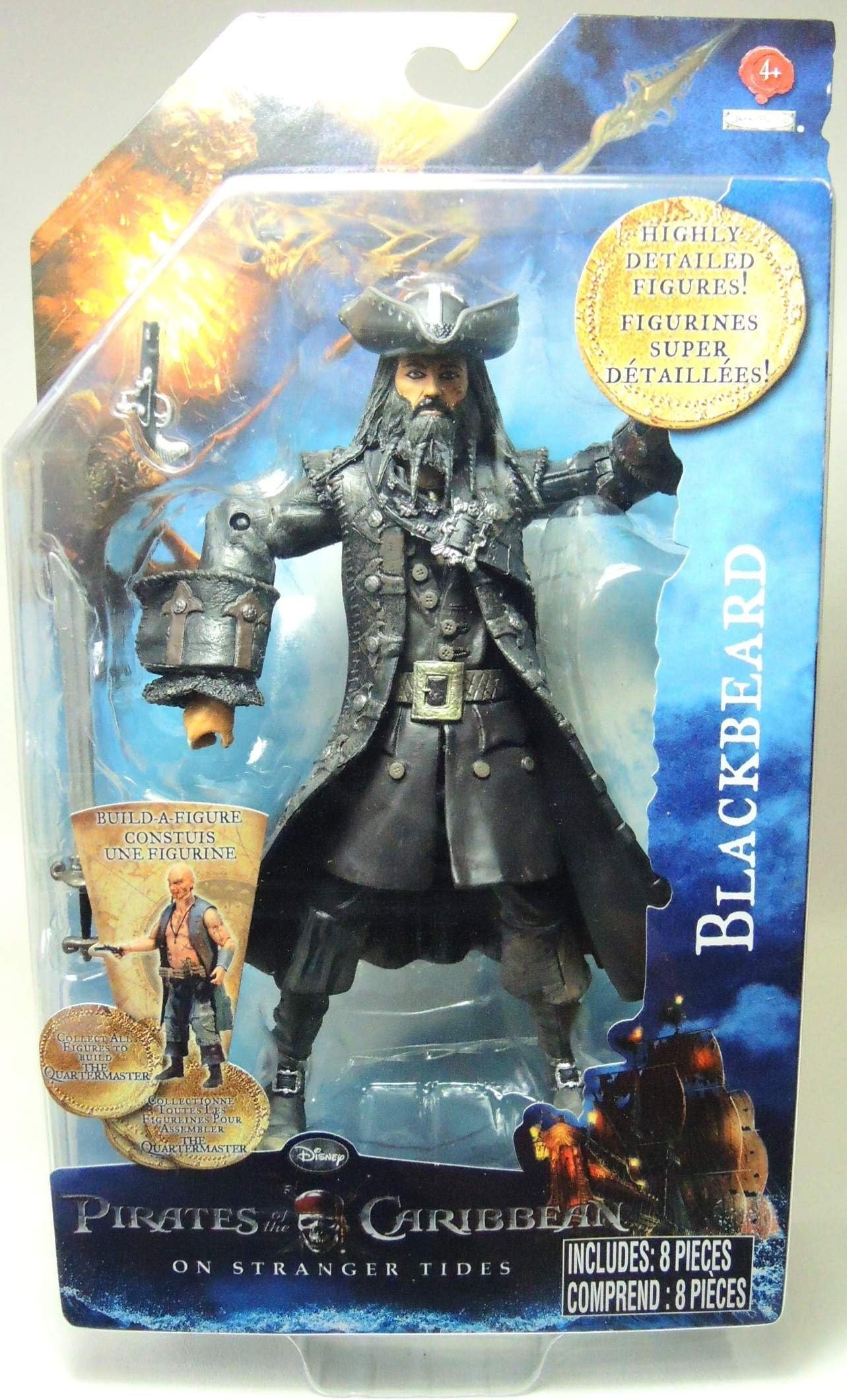 Pirates Caribbean On Stranger Tides 6 Inch Series 2 Action Figure Blackbeard NEW