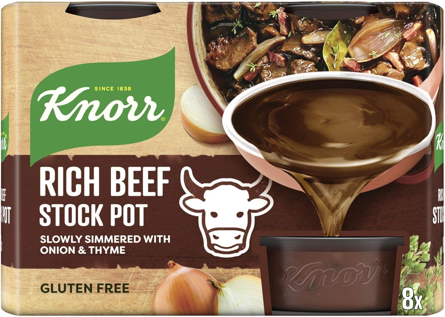 Knorr Rich Beef Stock Pot 8 X 28g (224g) Amazon.co.uk Grocery