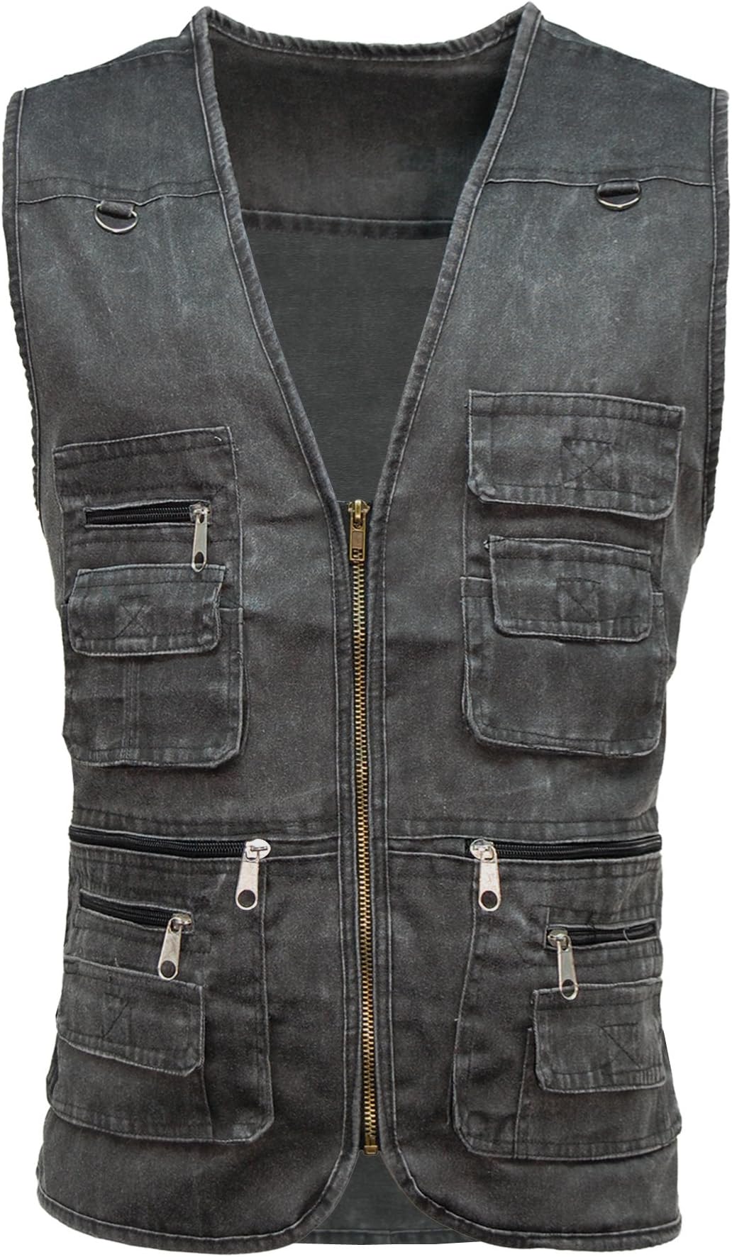 Mens Multi Pocket Utility Military Safari Vest | Waistcoat