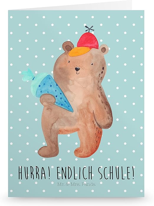 Mr. & Mrs. Panda Geburtstagskarte, Einladungskarte Mr. & Mrs. Panda Geburtstagskarte, Einladungskarte