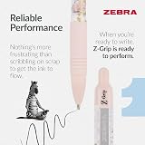Zebra Pen Z-Grip Glam 1.0mm Retractable Ballpoint 3pk Pink Marble view 5