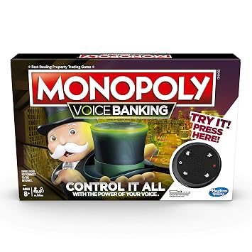 Monopoly Voice Banking Gioco Elettronico Da Tavolo Per Bambini Dagli 8 Anni In Su