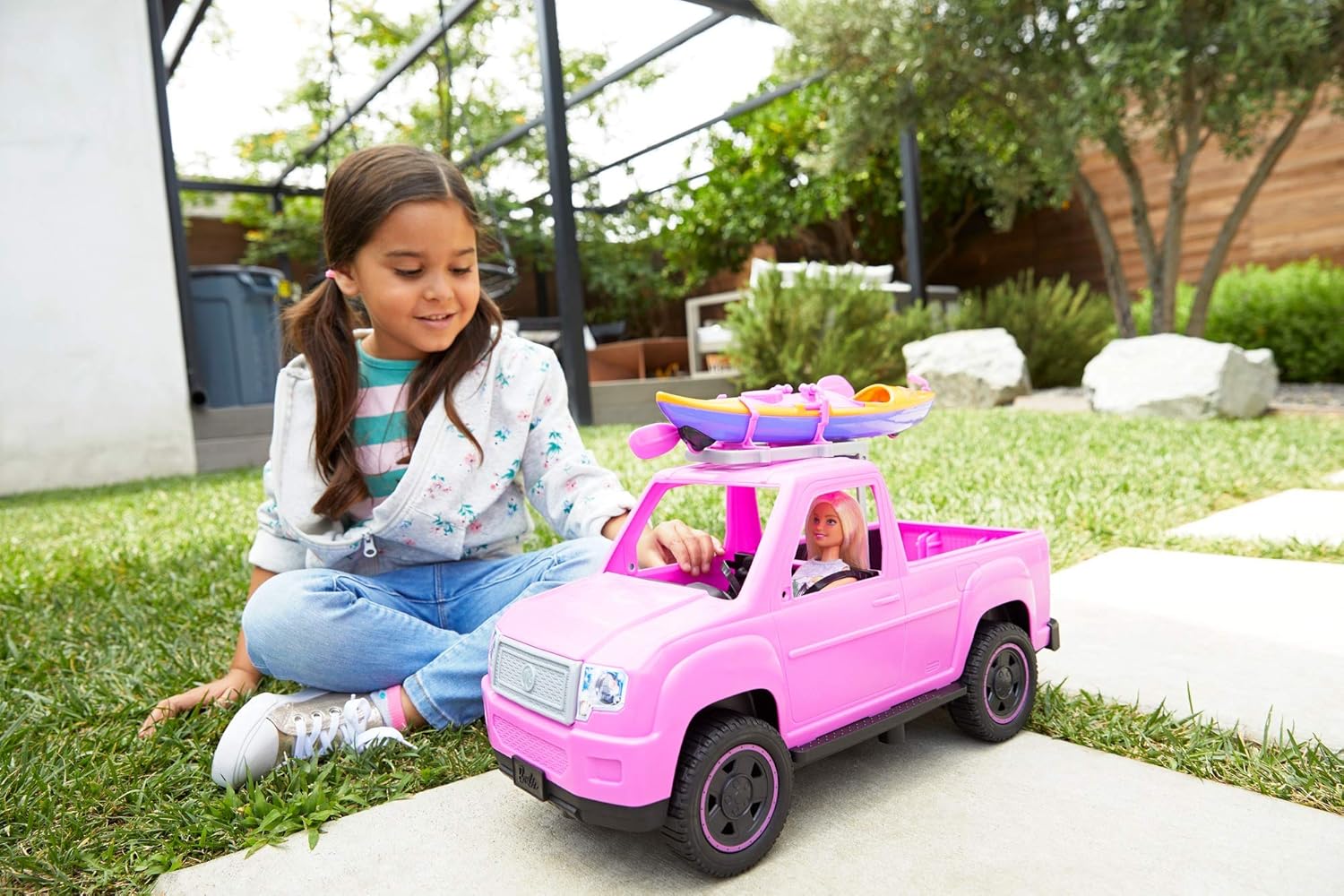 barbie camping fun jeep