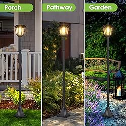 Greluna 68 Inches Solar Lamp Post Light