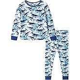 BambooBud Toddlers Pajama Set Baby Girls Boys Pajamas Soft Viscose from Bamboo Long Sleeve Snug Fit Sleepwear
