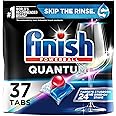 Finish - Quantum with Activblu technology - 37ct - Dishwasher Detergent - Powerball - Ultimate Clean and Shine - Dishwashing Tablets - Dish Tabs (Pack of 1)