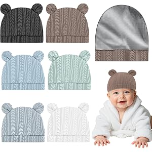 Innovoscape Satin Lined Baby Newborn Hats