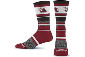 For Bare Feet NCAA Unisex Ncaa Friday Dress Crew Sock
