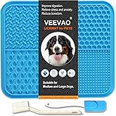 VEEVAO XL Lick mat for Large Dogs Breed, 12"×10" Food Grade Silicone Dog Lick Mat with Suction Cups, Lick Matts for Large Dog