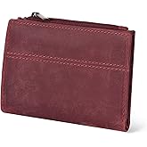 Oak Leathers Wallet For Women Full Grain Leather - Small RFID Coin Purse Credit Card & ID Holder for Ladies,Bifold Wallets for Teenager | Small, RFID, Coin Purse, for Ladies, for Teenager