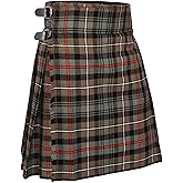 Allsafe Traders Men's 5 Yard Scottish Tartan Kilt, Highland Wedding Kilt