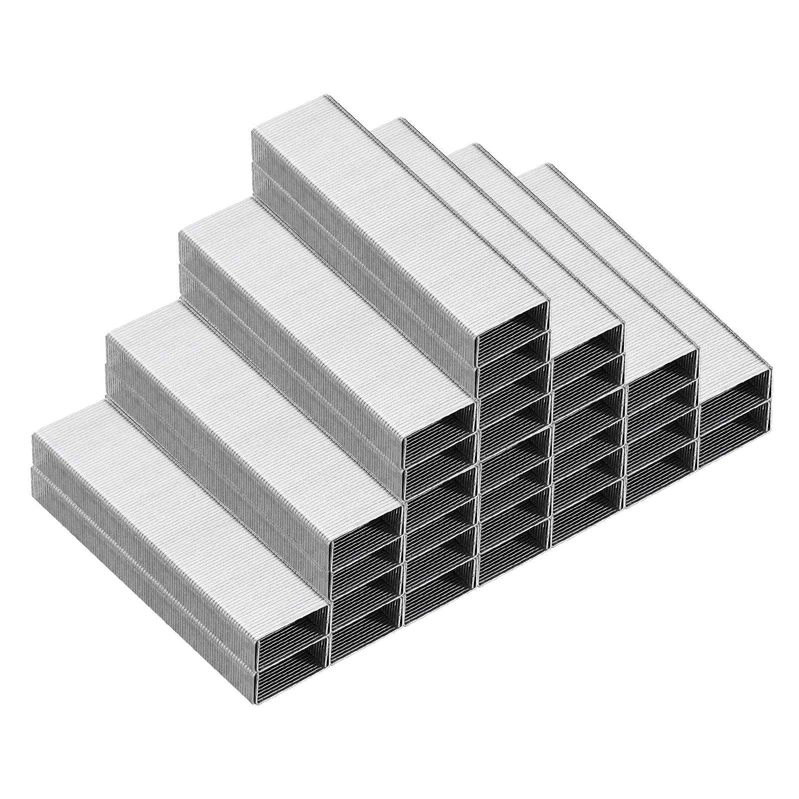 PATIKIL Staples for Stapler, 2 Pack(1000Pcs Per Pack) 26/6 Standard 1/4 Inch Length Staples Jam Free for Home Office Supplies, Silver