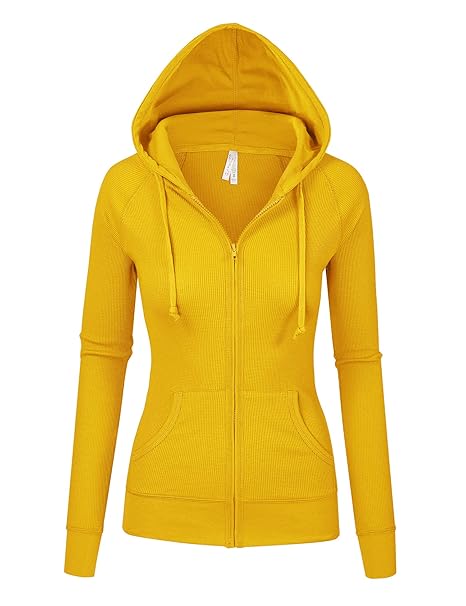 women's fitted zip up hoodie