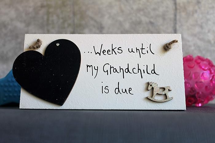Amazon Com Pregnancy Baby Announcement For Grandparents Card Sign