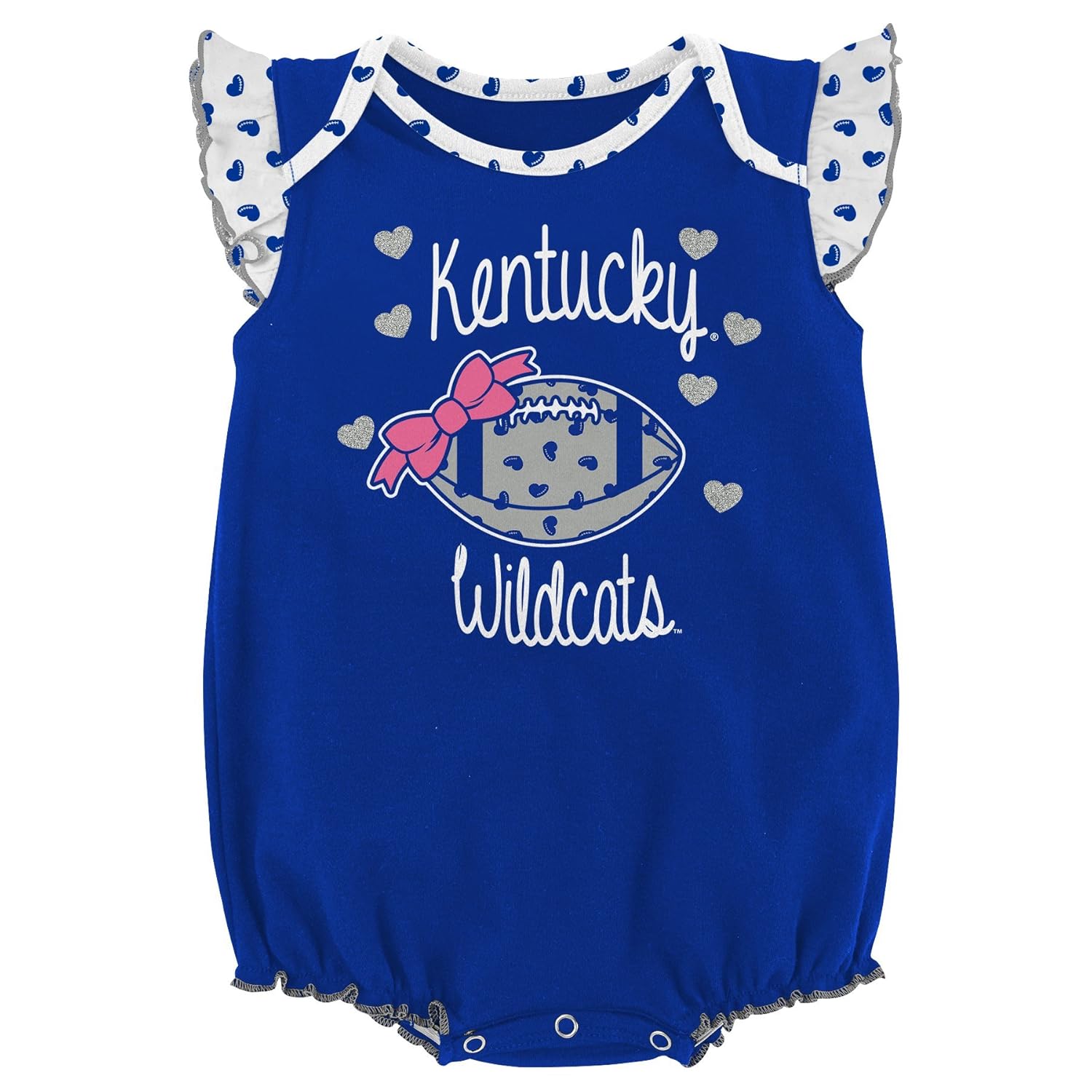 NCAA by Outerstuff NCAA boys Heart Fan 2 Piece Onesie Set