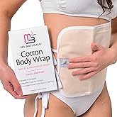 M3 Naturals Castor Oil Wrap – 100% Organic Cotton, Reusable Adjustable Pack with Durable Straps and Leak-Resistant Outer Laye