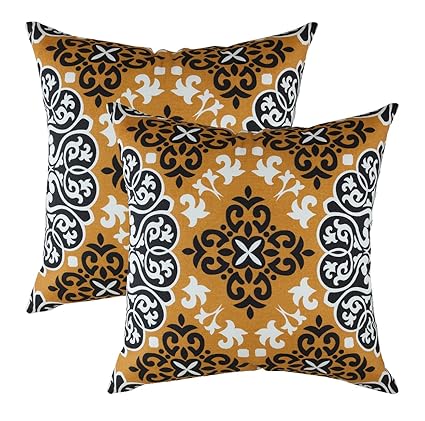 Amazon Com Treewool Decorative Square Throw Pillow Covers Set