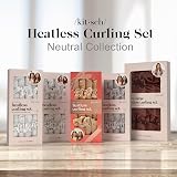 Kitsch Heatless Curling Set Satin Overnight Curlers 34" Blowout Rod Charcoal view 7