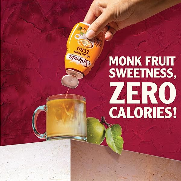 SPLENDA MONK FRUIT LIQUID ZERO CALORIE SWEETENER DROPS, 3.38 FL OZ BOTTLE (PACK OF 1)