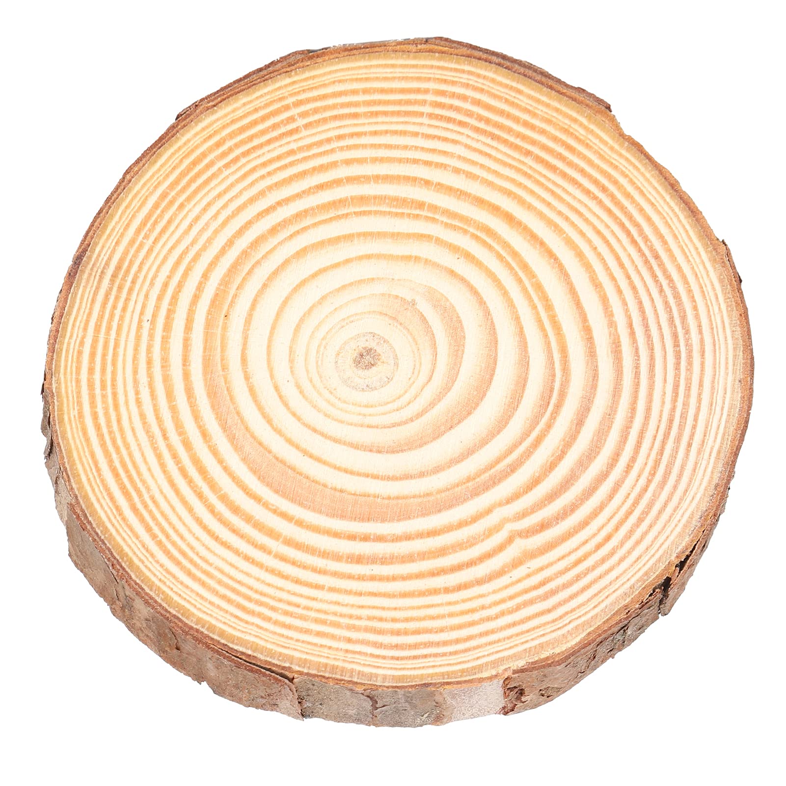 Natural Wood Slices Craft Unfinished Wood kit Circle Wooden Discs for Arts Wood Slices Christmas Ornaments DIY Crafts(7~8cm)
