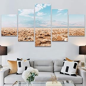 SIGNWIN 5 Panel Canvas Wall Art Modern Art...