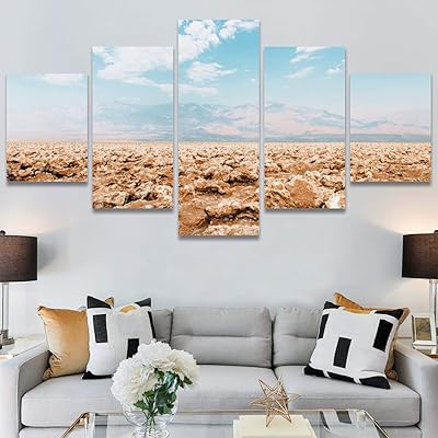 SIGNWIN 5 Panel Canvas Wall Art Modern Art...