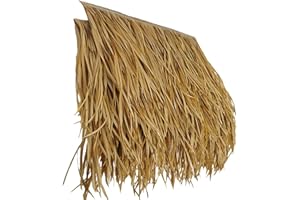 Thatch Roofing for Tiki Bar Artificial Palm Straw Roll for Patio Pool Beach Hawaiian Party and Bar Decor(8 PCS)