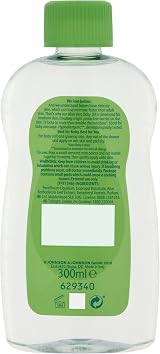 Johnson's Baby Oil with Aloe Vera 300 ml Pack of 6 view 3