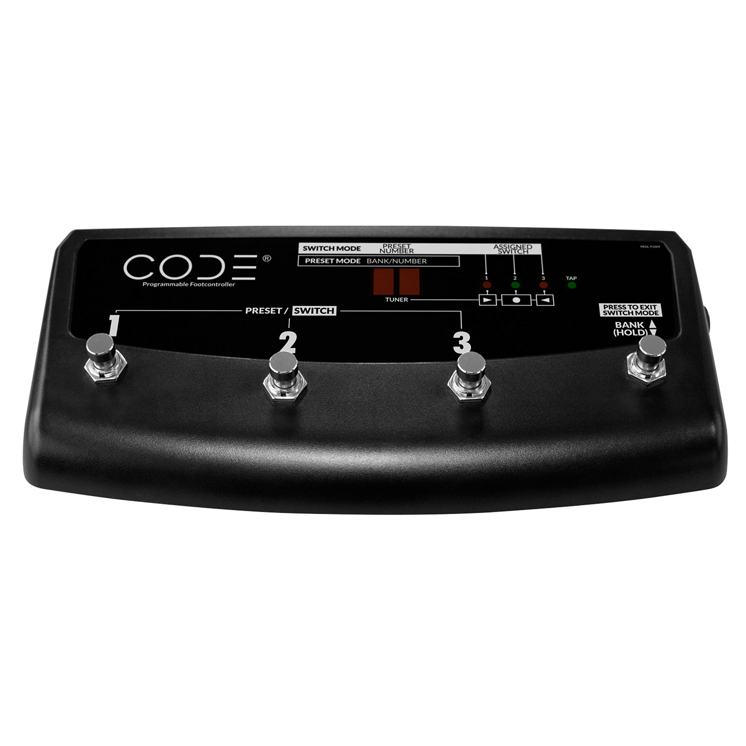 Marshall PEDL-91009 4-Way Locking Foot Switch (CODE Series) - Guitar Amp Foot Switch